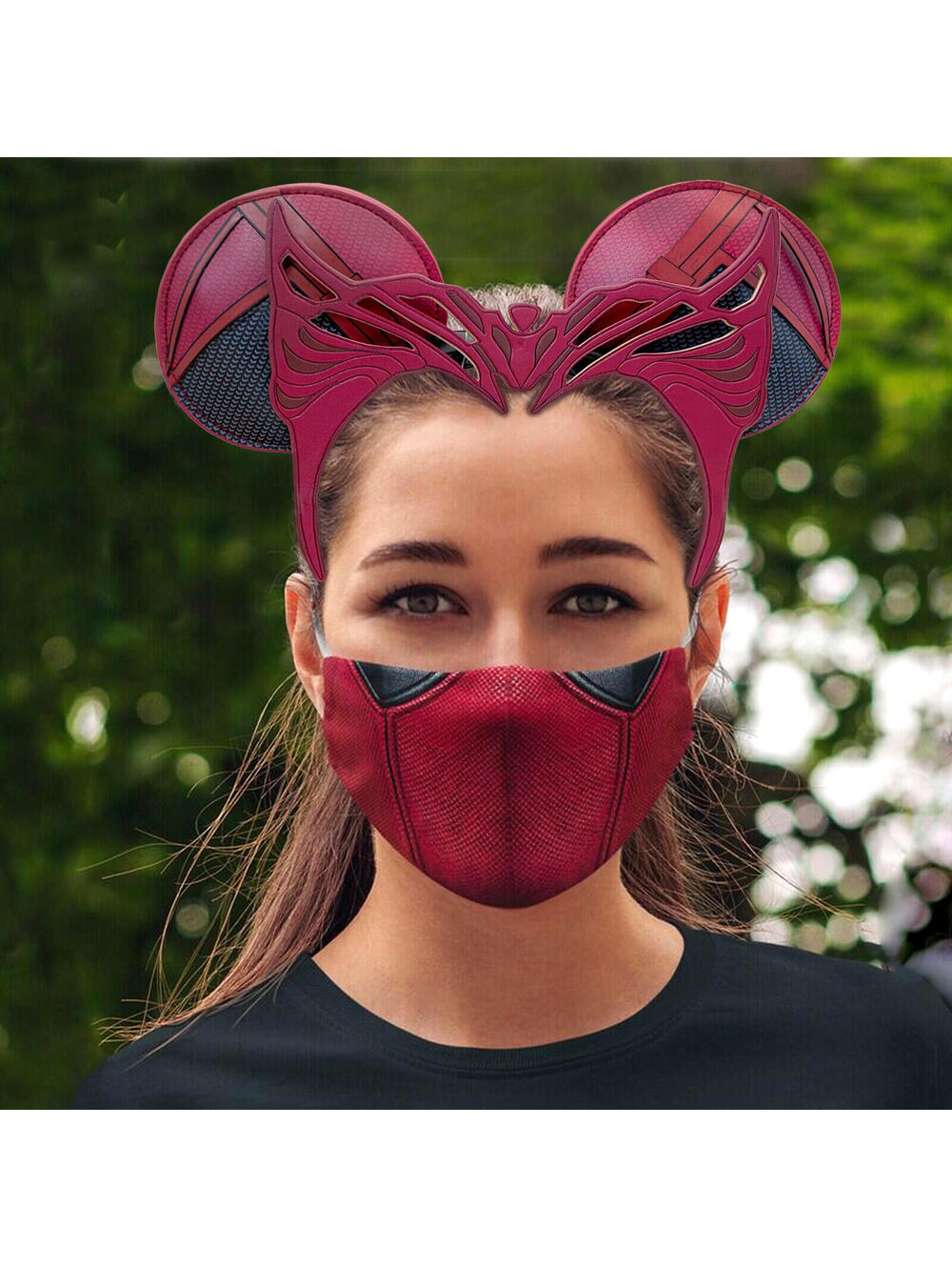 Marvel Scarlet Witch Minnie Ears Headband Ears Wanda Maximoff - Picture 5 of 7